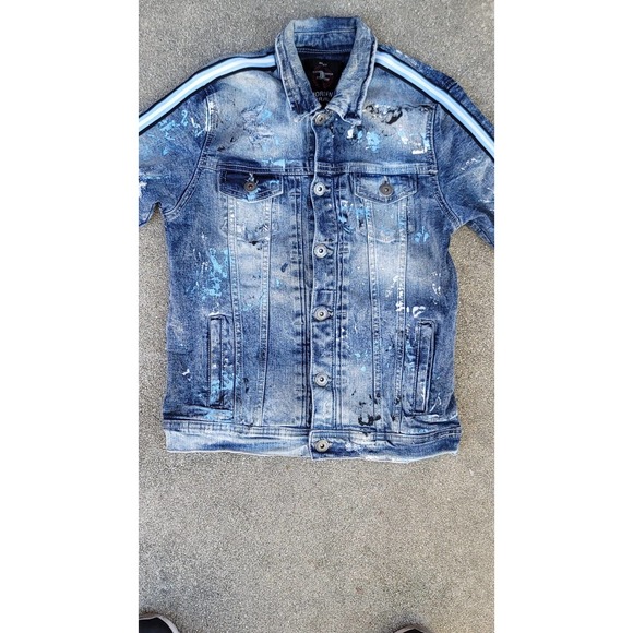 Jordan Craig Distressed Kids Denim Jacket - Picture 3 of 8